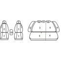 Pokrowce miarowe Comfort do SKODA OCTAVIA II / II FL od '04-13
