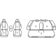 pokrowce Audi A4 B7 rocznik 2004-2008