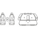 Pokrowce miarowe Comfort do Audi A4 B7 AVANT / SEDAN od '04 -'08
