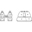 Pokrowce miarowe Comfort do CITROEN C5 I  od '2001-2004