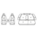 Pokrowce miarowe Comfort do SKODA OCTAVIA II / II FL od '04-13