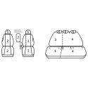 Pokrowce miarowe COMFORT do Dacia Jogger wersja 5 miejscowa od 2021